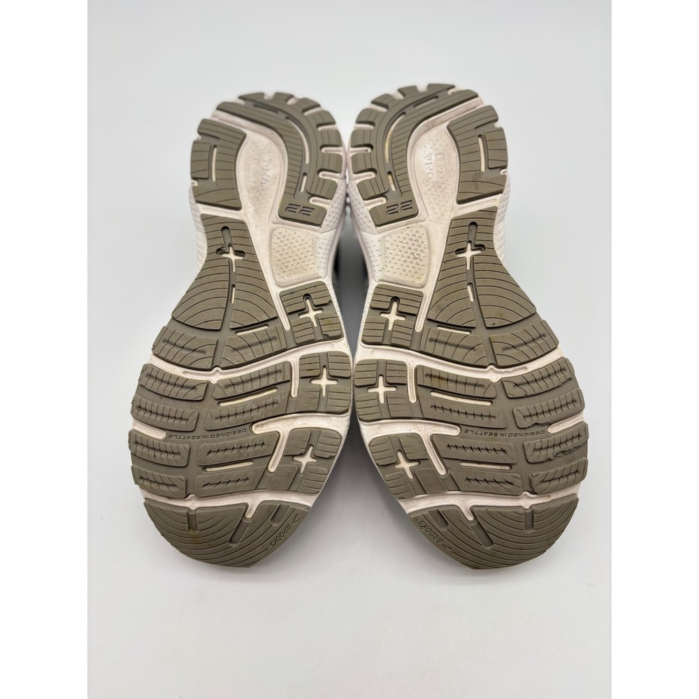 Brooks Adrenaline GTS 22 Womens 8.5 Grey Navy Teal Running Shoes 1203531B045 - Picture 8 of 8